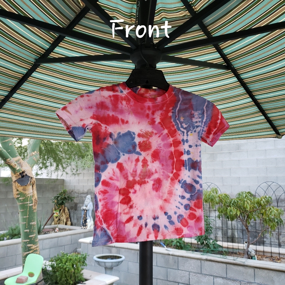 Unique Handmade Artisan Toddler Tie-dye T-shirt